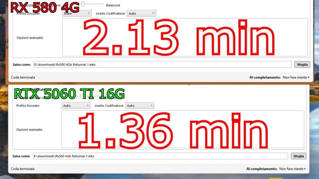 Handbrake results