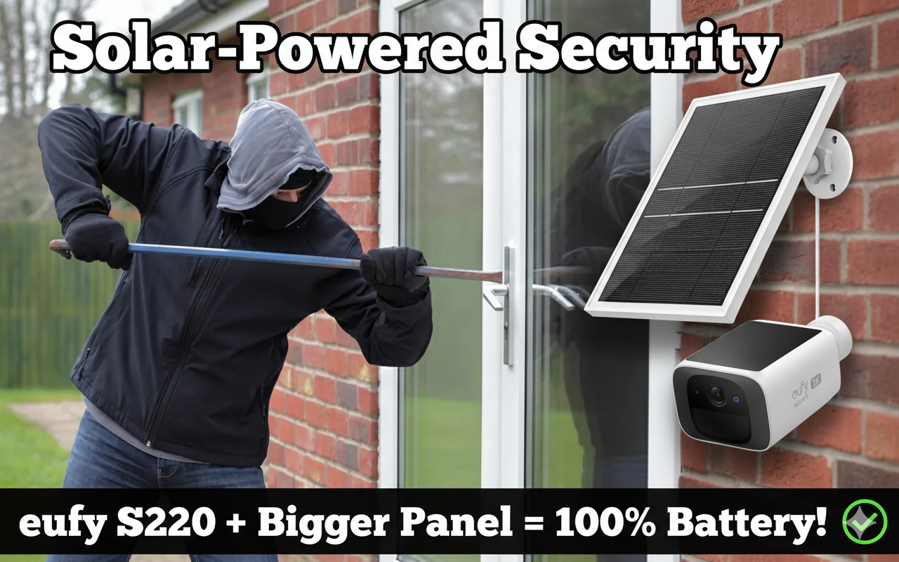 Eufy S220 and solar panel
